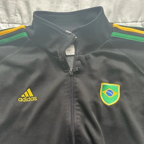 ᴀᴅɪᴅᴀꜱ x ʙʀᴀᴢɪʟ ꜱᴏᴄᴄᴇʀ ᴠɪɴᴛᴀɢᴇ ᴛʀᴀᴄᴋ ᴊᴀᴄᴋᴇᴛ - Picture 3 of 5